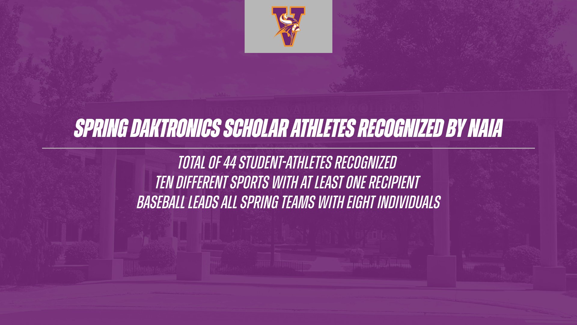 Spring Scholar Athletes Recognized by NAIA