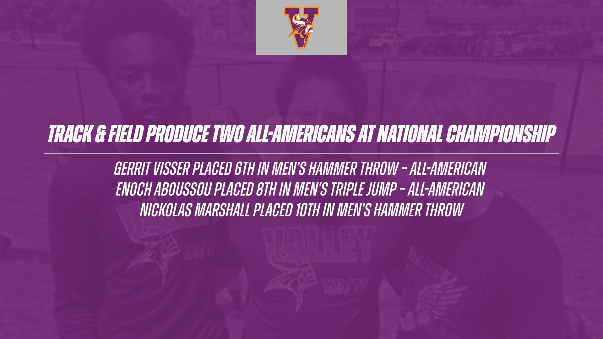 Track & Field Produces Two All-Americans at National Championship