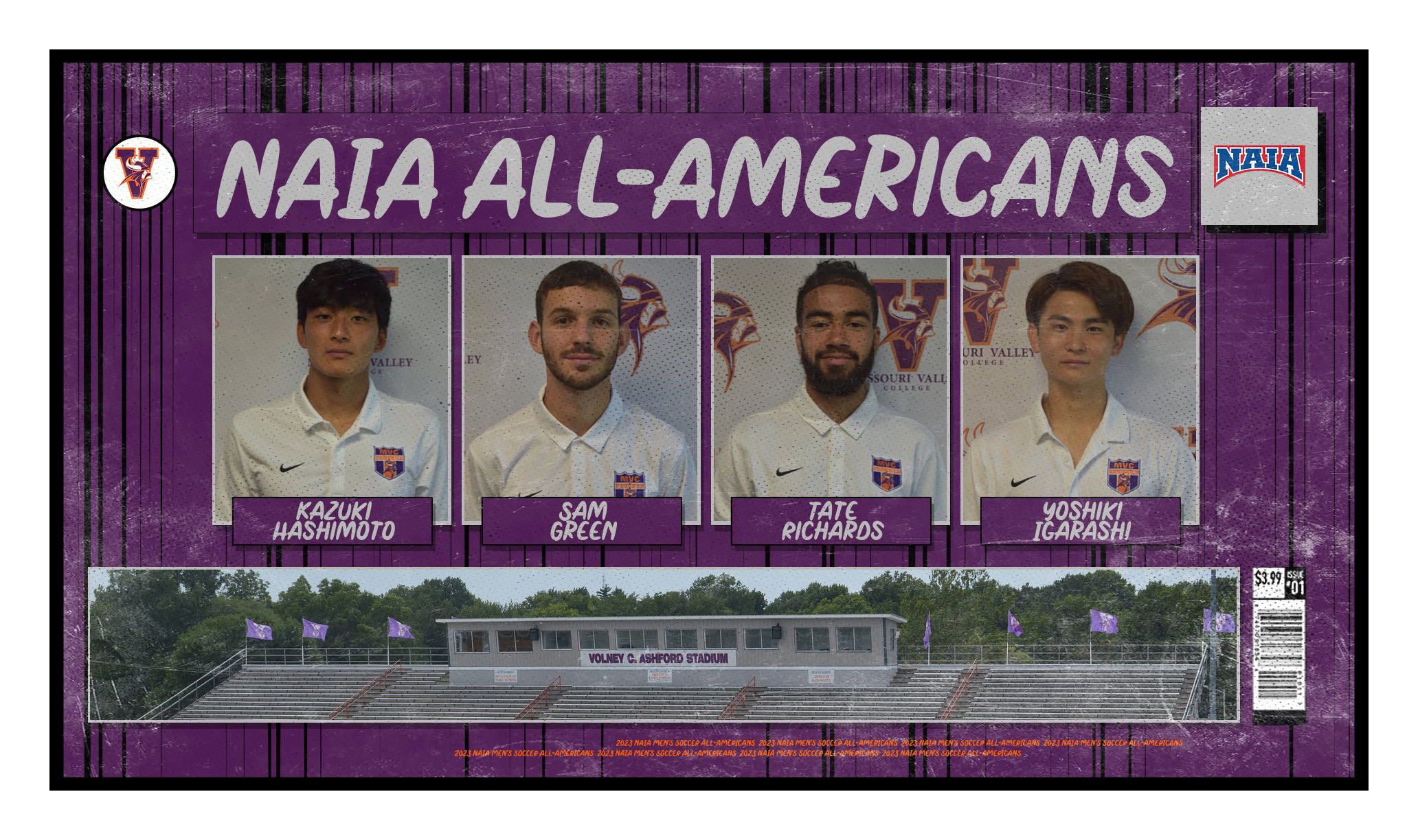 Men's Soccer Puts Four on NAIA All-America Team