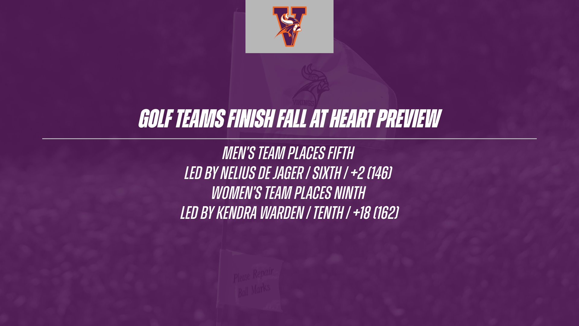 Golf Teams Compete at Heart Preview