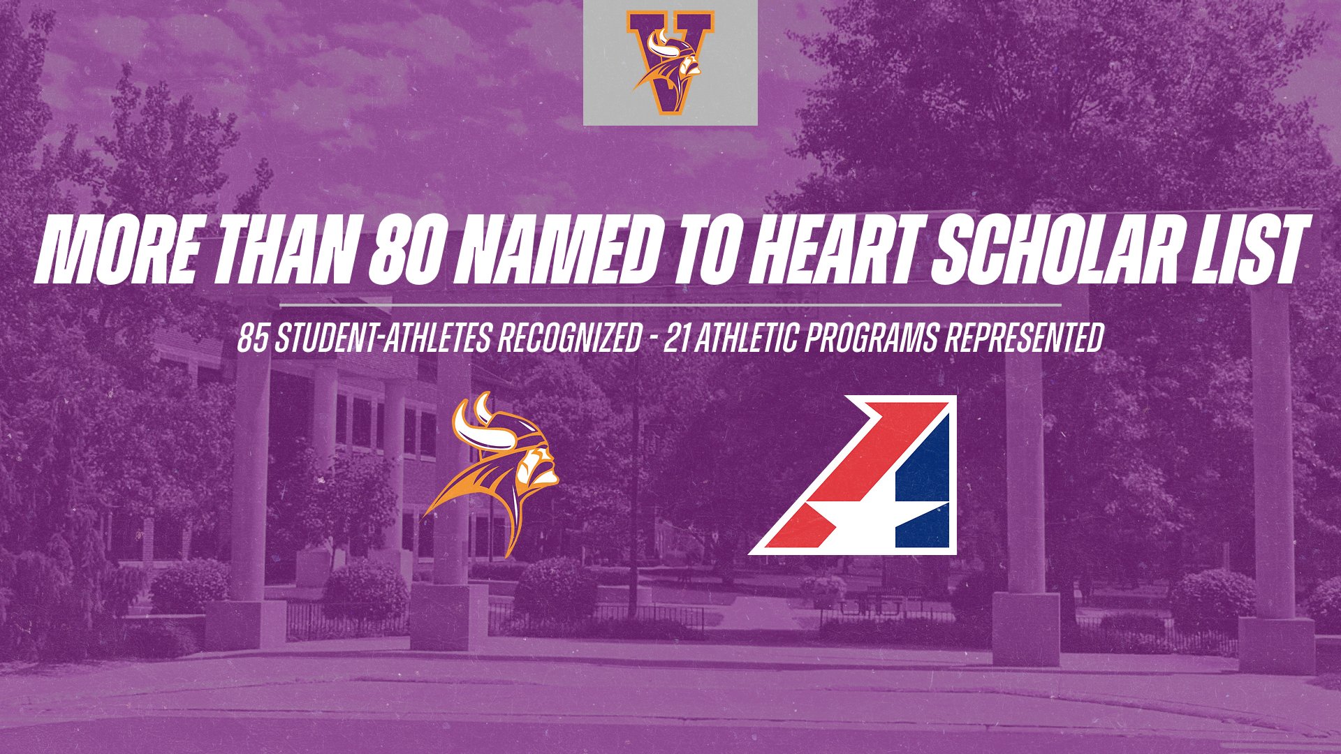 More Than 80 Student-Athletes Named to Heart Scholar List