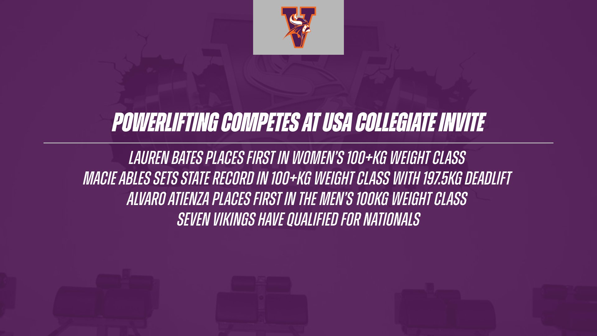 Powerlifting Teams Compete at USA Collegiate Invite