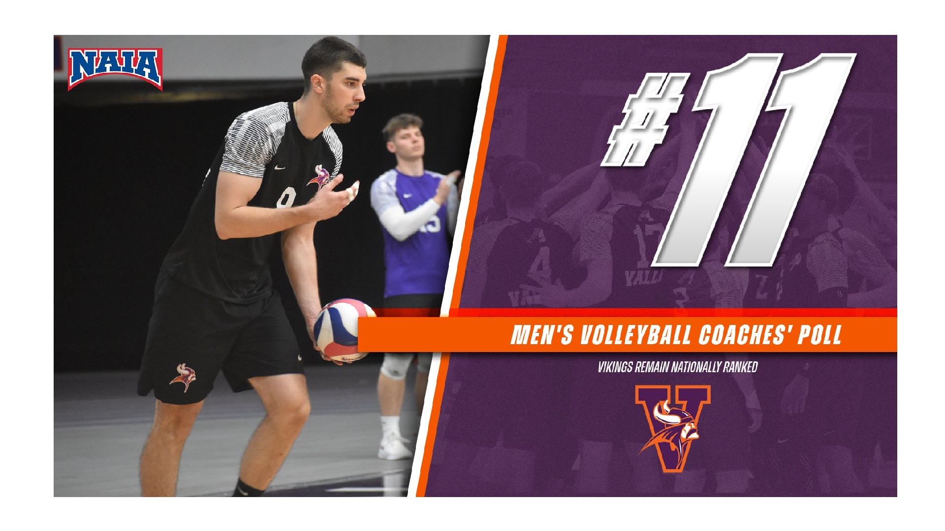 Men's Volleyball Stays at No. 11 in Final Coaches' Poll