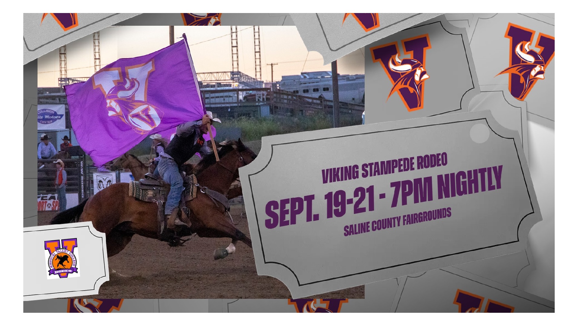 Viking Stampede Rodeo Begins Thursday, Lasts Through Saturday