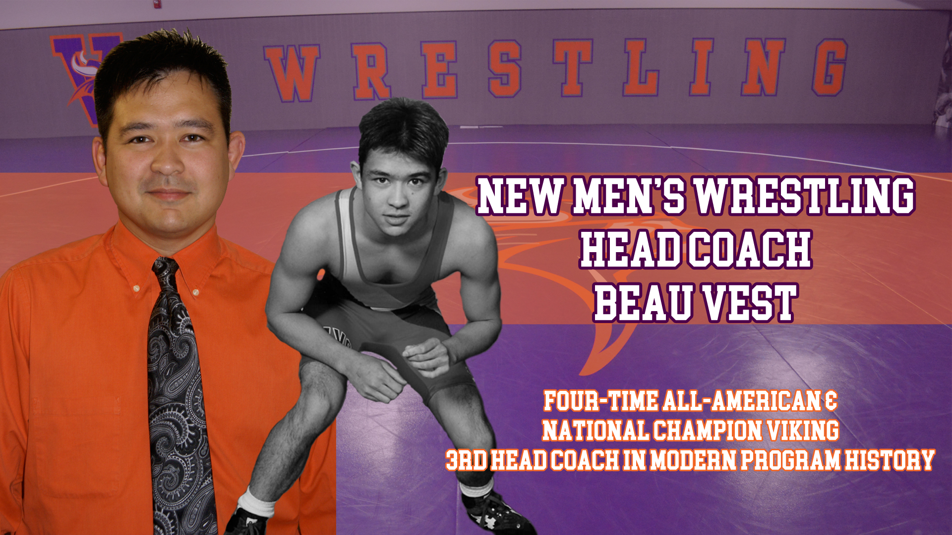 Former Viking Beau Vest Named New Men's Wrestling Head Coach