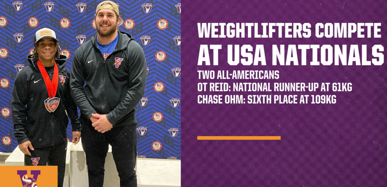 Two All-Americans for Weightlifting Team at USA Nationals