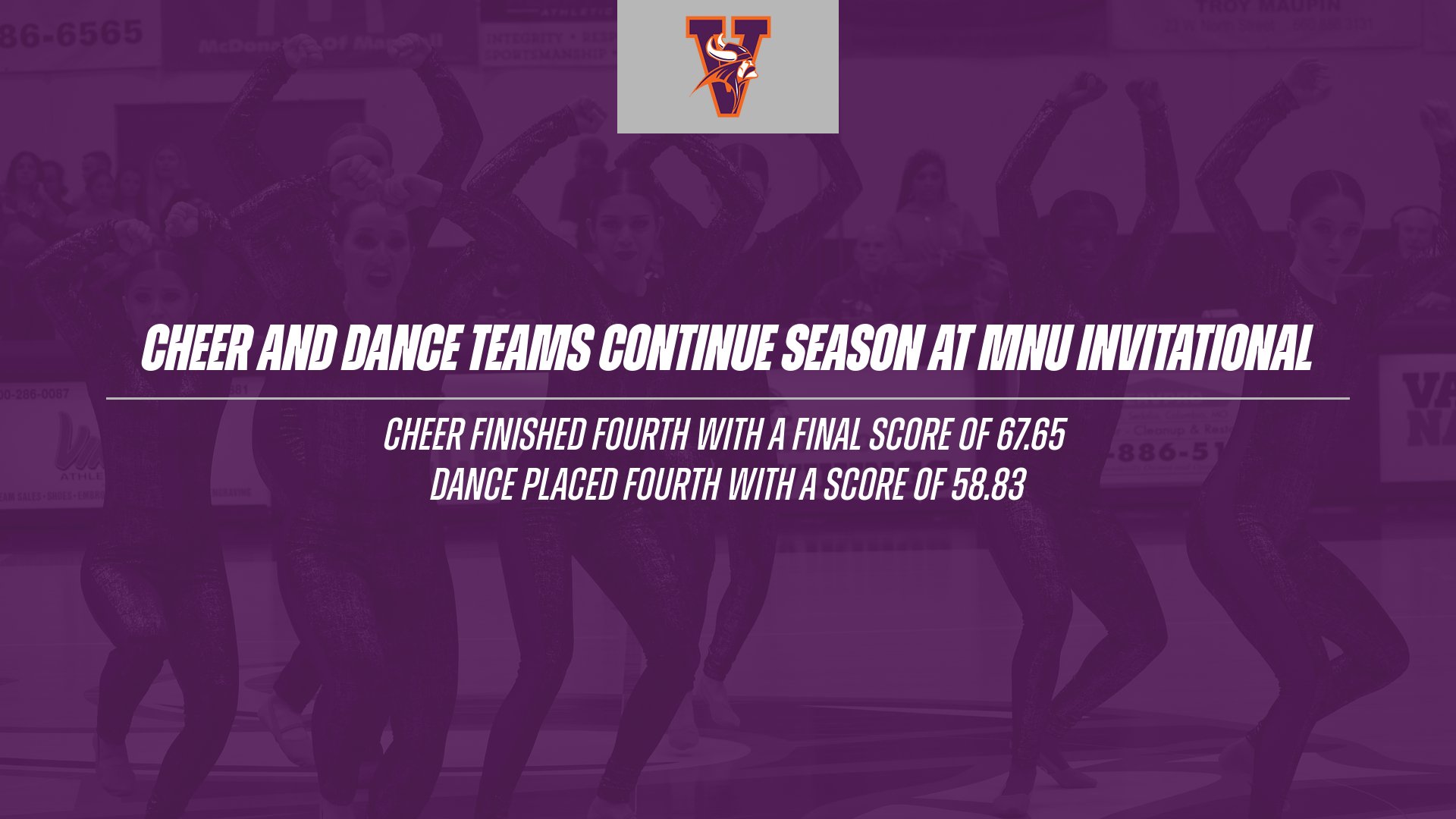 Cheer and Dance Teams Continue Season at MNU Invitational