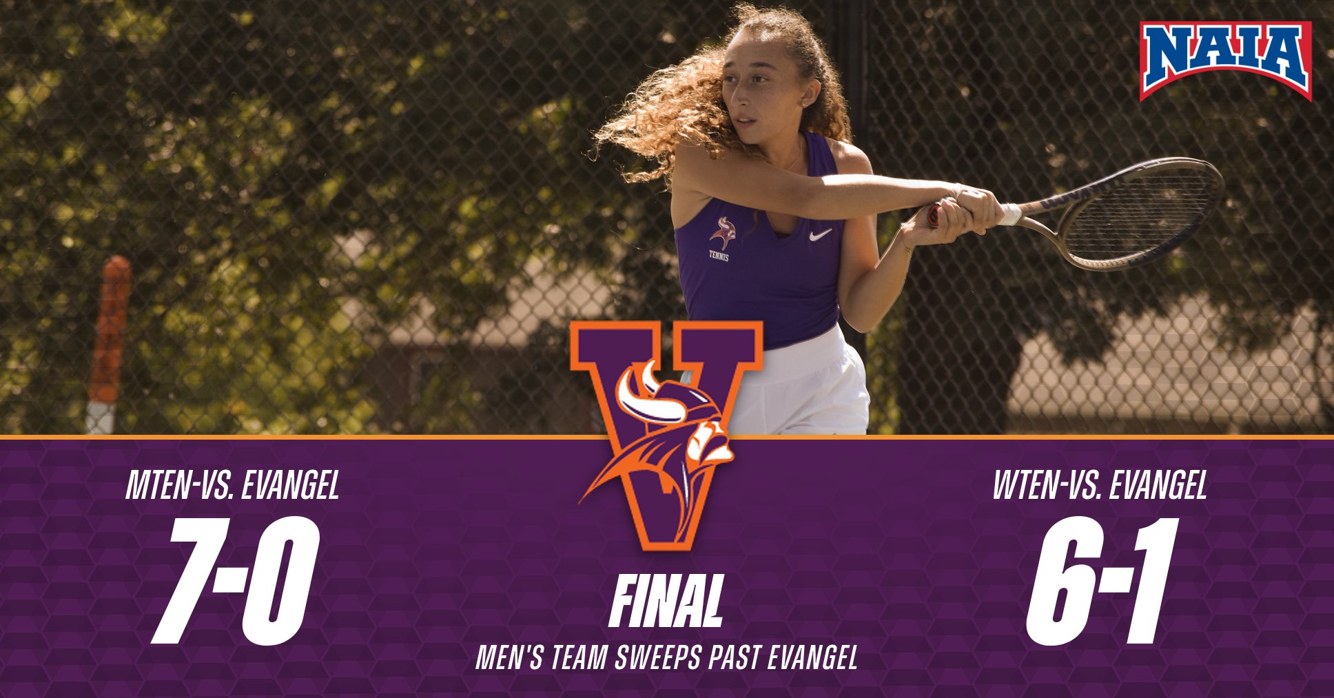 Tennis Teams defeat Evangel at home in Saturday Matches