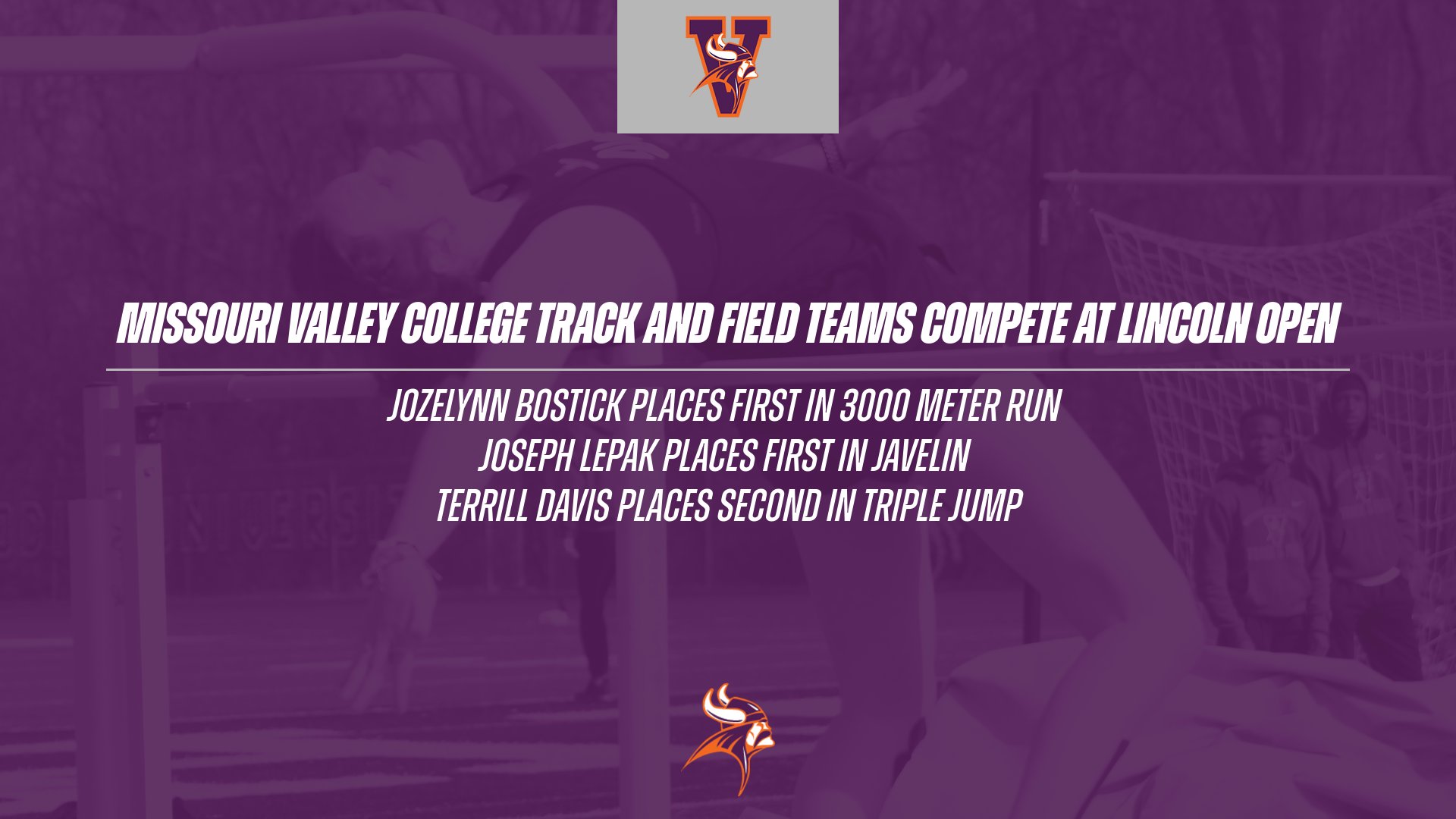 MISSOURI VALLEY COLLEGE TRACK AND FIELD TEAMS COMPETE AT LINCOLN OPEN