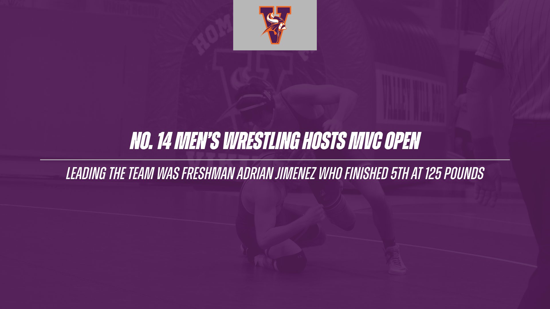 No. 14 Men's Wrestling Hosts MVC Open
