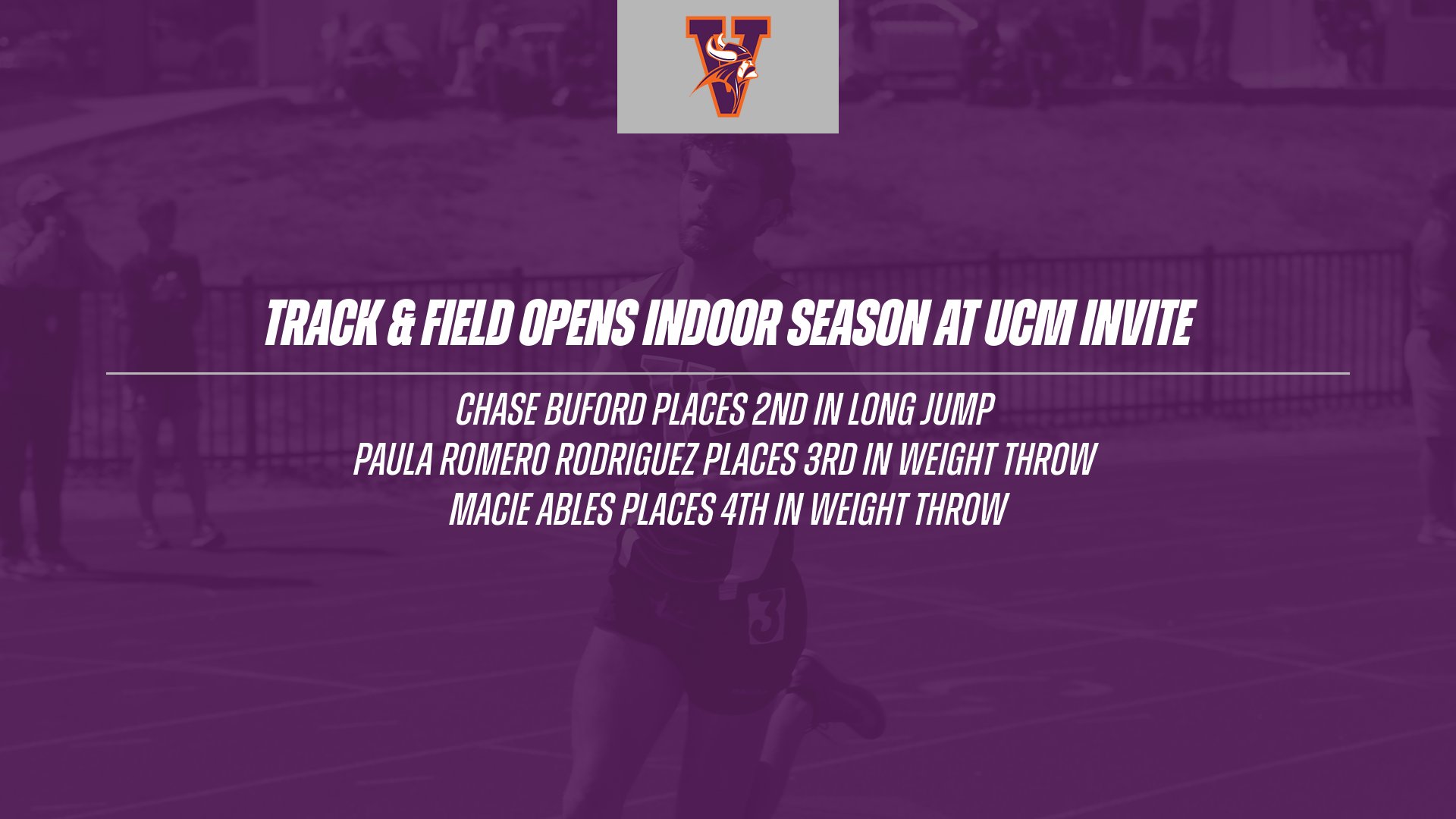 TRACK AND FIELD TEAMS OPENS INDOOR SEASON AT UCM INVITE.