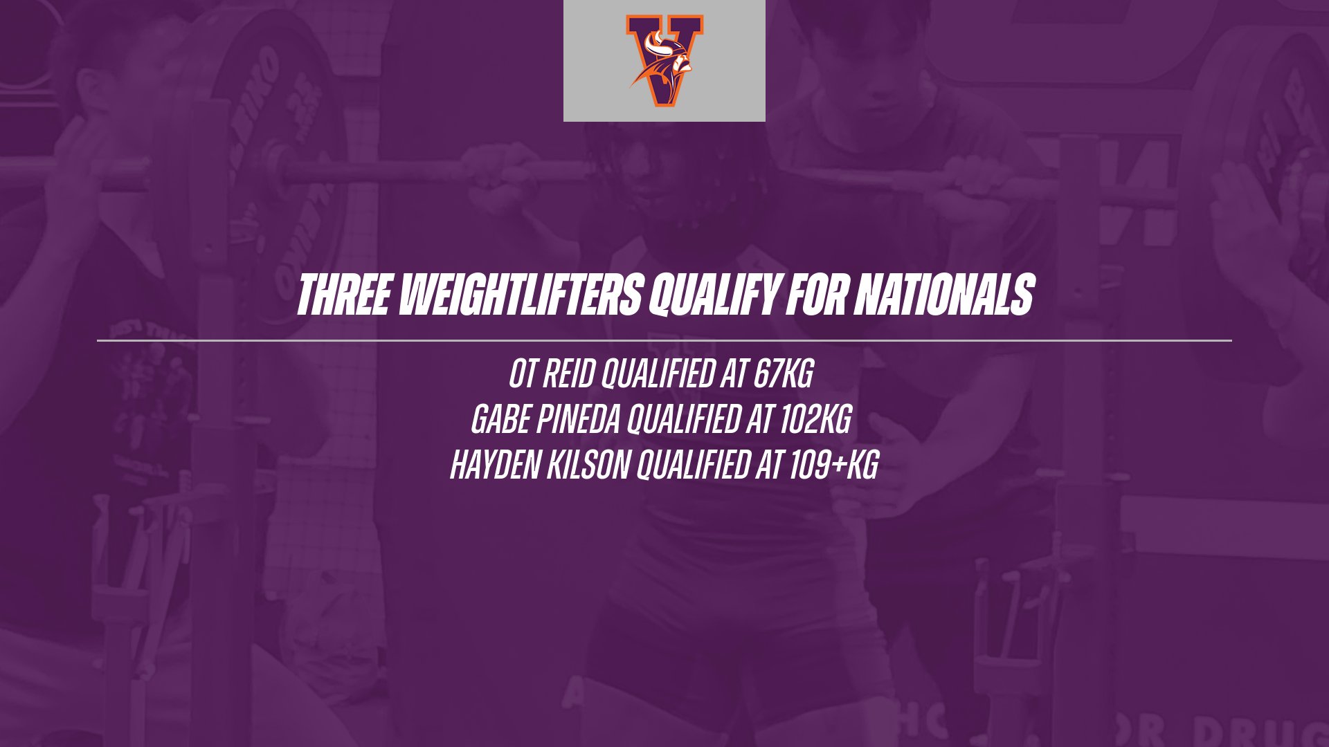Three Weightlifters Qualifiy for Nationals