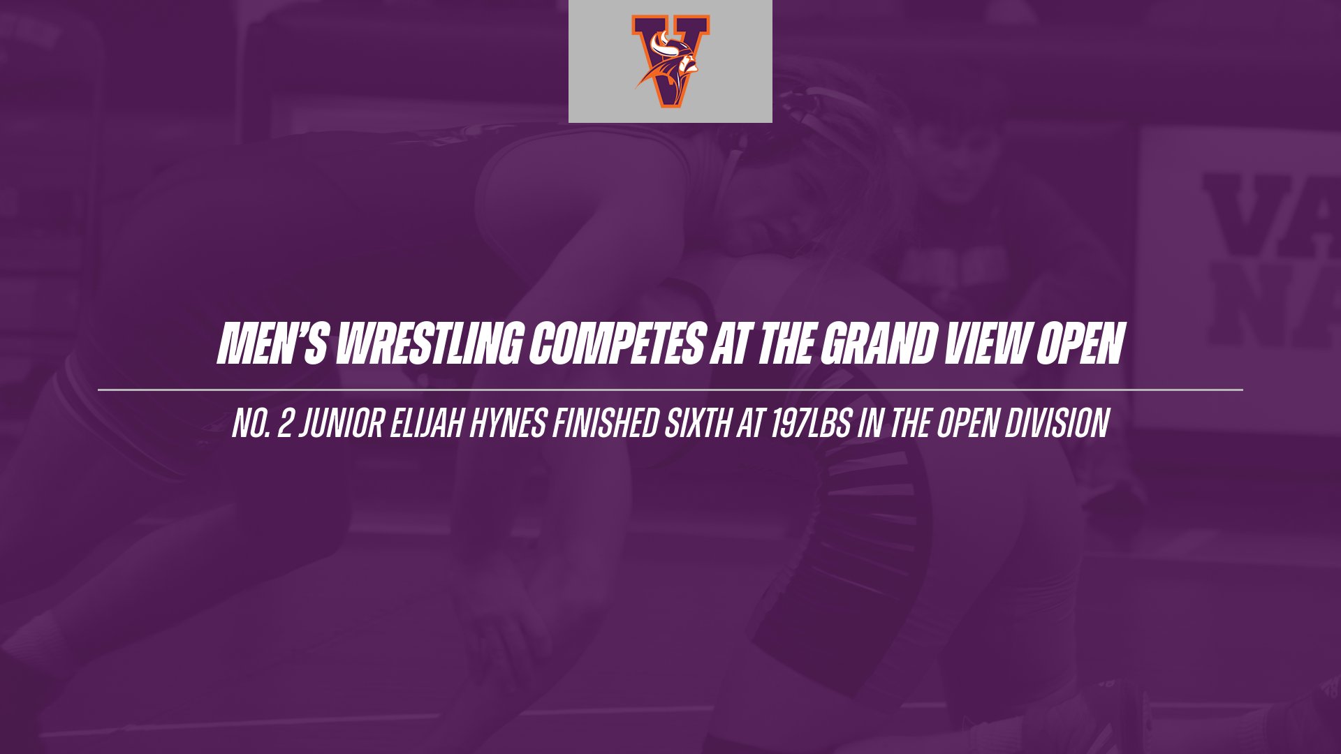 MISSOURI VALLEY COLLEGE MEN’S WRESTLING COMPETES AT THE GRAND VIEW OPEN