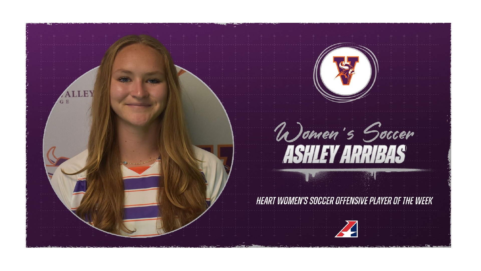 Women's Soccer Student-Athlete Earns Weekly Heart Award