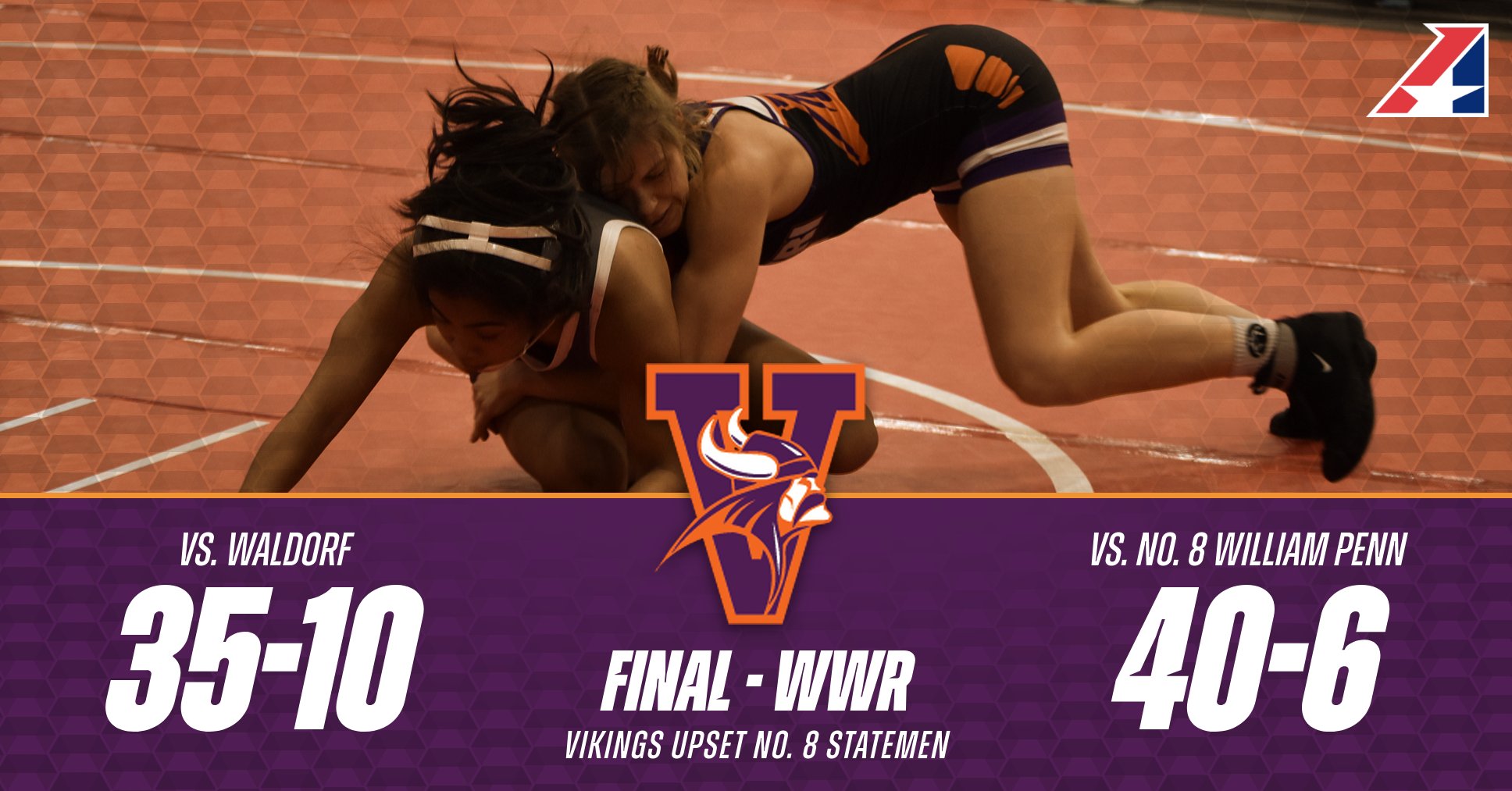 Women's Wrestling Tops Waldorf and No. 8 William Penn on Road Duals