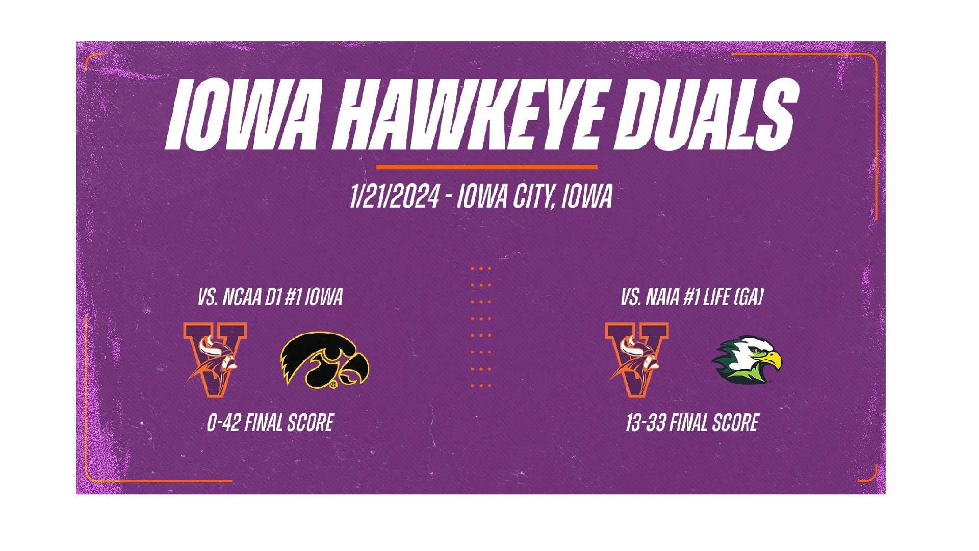 Women's Wrestling Competes at Historic Iowa Hawkeye Duals