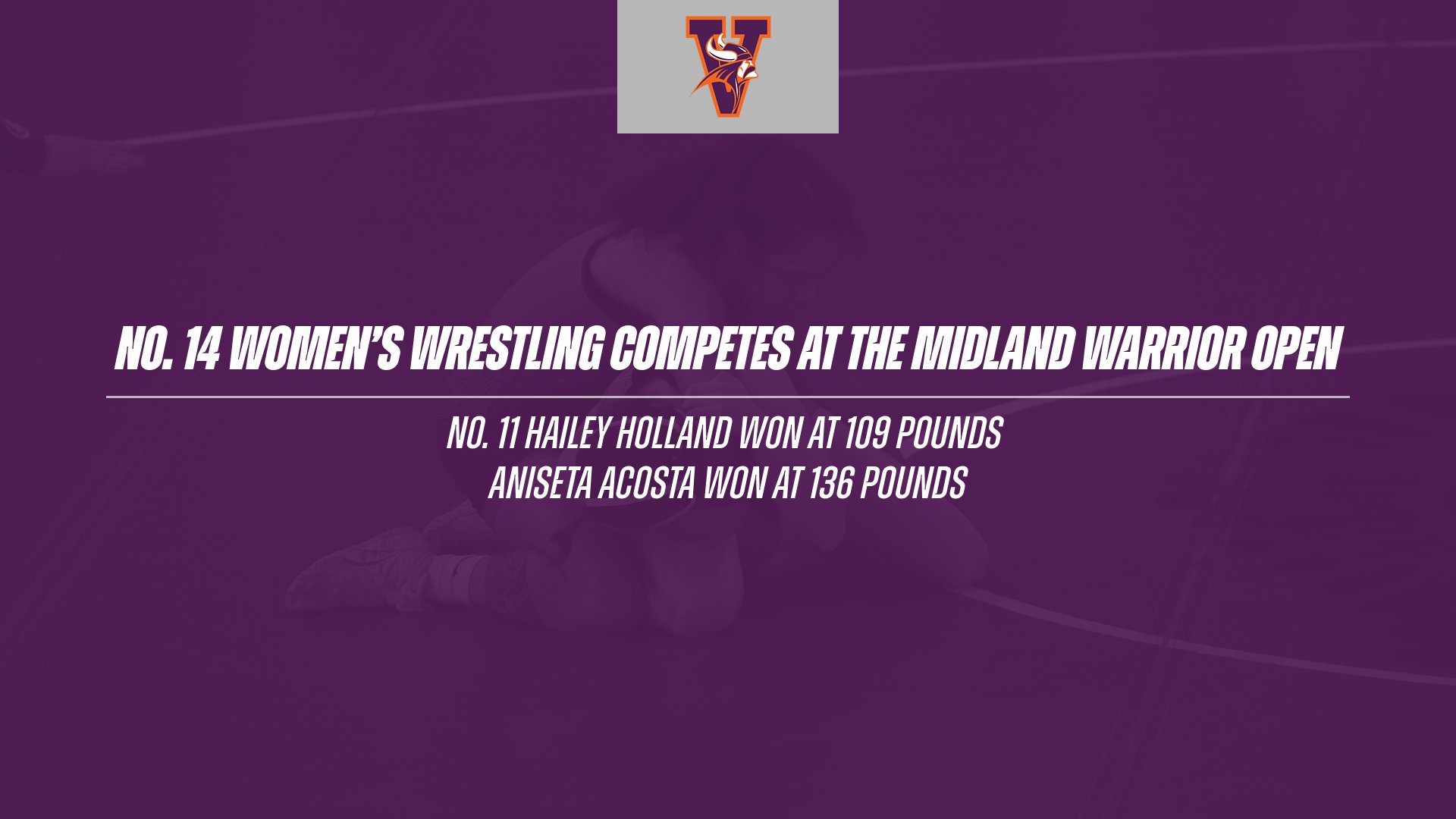 No. 14 Women's Wrestling Competes at the Midland Warrior Open
