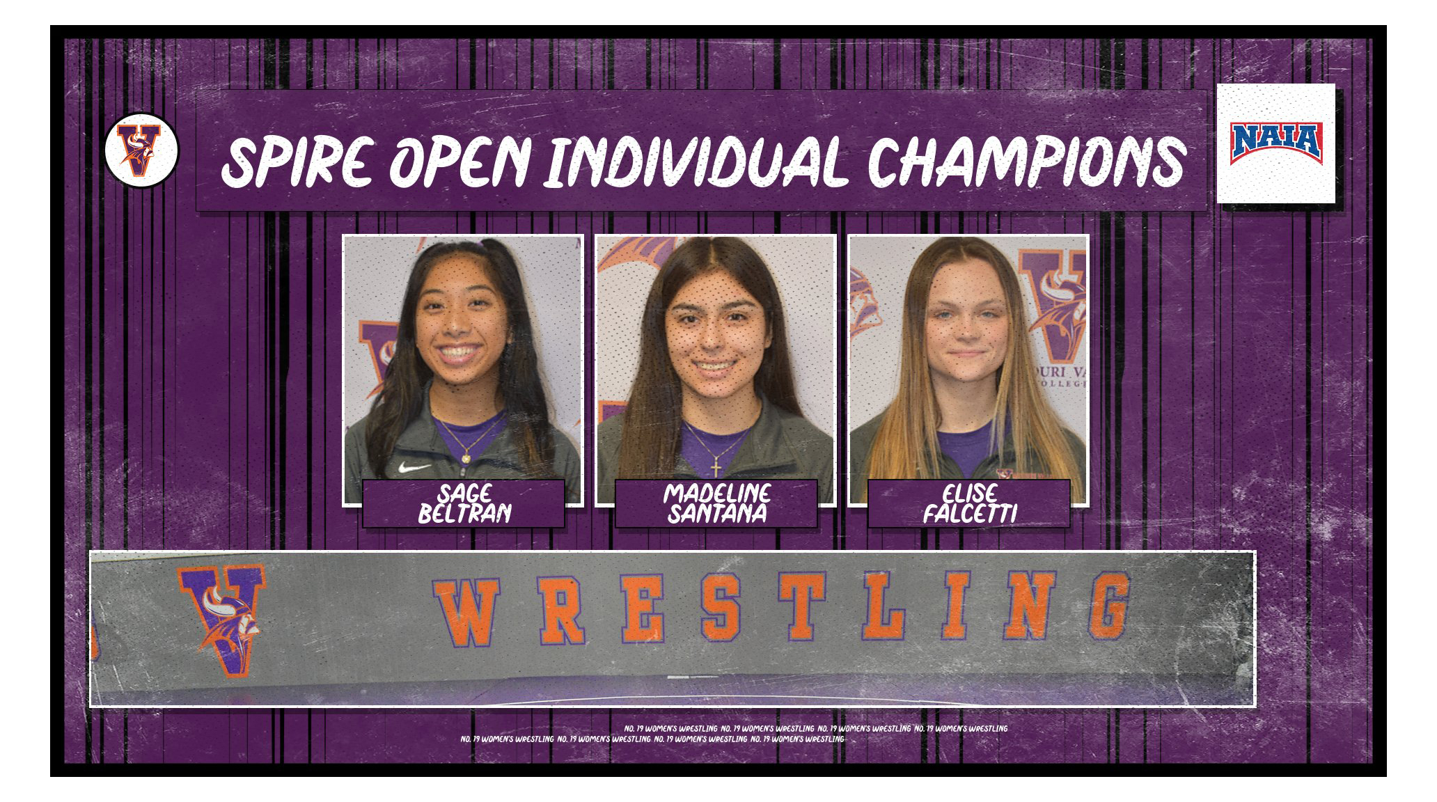 No. 19 Women's Wrestling Produces Three Champions at Spires Open